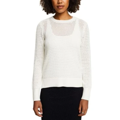 Abbildung von Esprit Strickpullover, Damen, Größe: Small, Off white