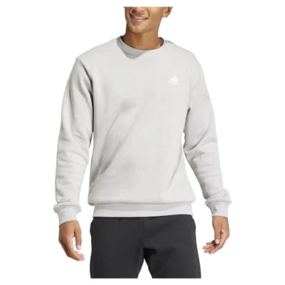Abbildung von adidas Herren Seasonal Essentials Monogram Graphic Crew Sweatshirt, Grey Two, S