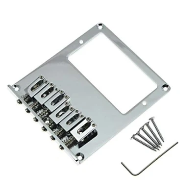 Abbildung von KAISH Tele Brücke für Humbucker/Tele Humbucker Chrome1