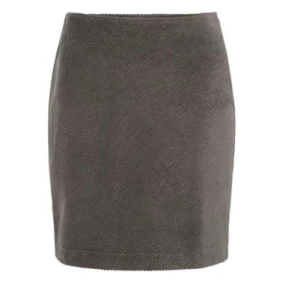 Abbildung von Opus ROCK RIYA Minirock, Damen, Größe: 38, Graphite glaze