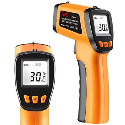 Abbildung von XinJiaYi Infrarot Thermometer 58 F 788 (nicht für Menschen), Laser Temperaturpistole Pizzaofen, berührungslose Thermometerpistole Kochen/Grillen/Gefrierschrank Gelb