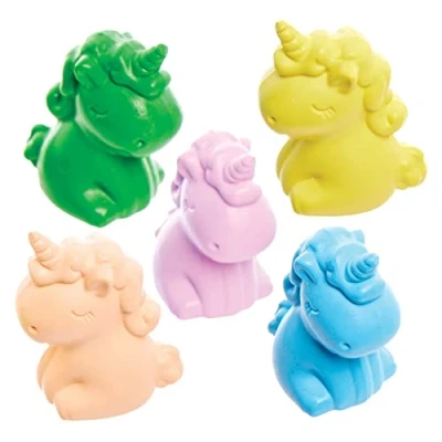 Abbildung von Baker Ross FX808 Einhorn Buntstifte 8er Packung, Partytütenfüller für Kinder
