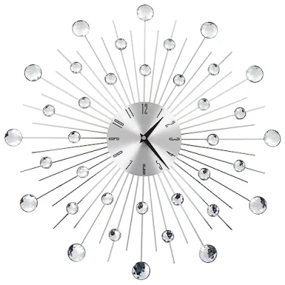 Abbildung von vidaXL Wanduhr mit Quarzwerk Modernes Design 50 cm