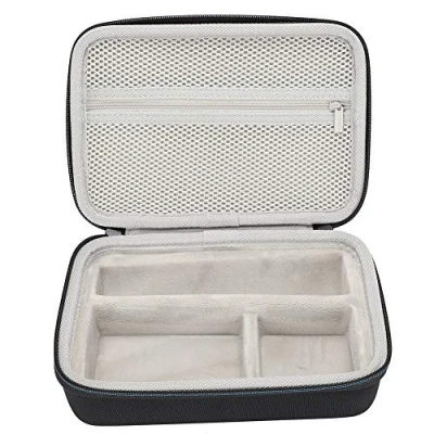Abbildung von Friseur Taschen Werkzeug, Werkzeugtasche Schwarz zur Aufbewahrung von elektrischem Haarschneider, Schneidkopf, Limit Comb, Ladegerät(GC 0093 Hair Clipper Bag)