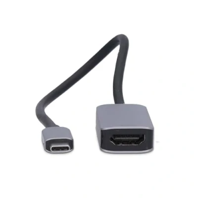 Abbildung von Nedis USB C Adapter 3.2 Gen 1 Stecker HDMI Ausgang 8K@60Hz 0.20 m Rund Vernickelt PVC Schwarz Box