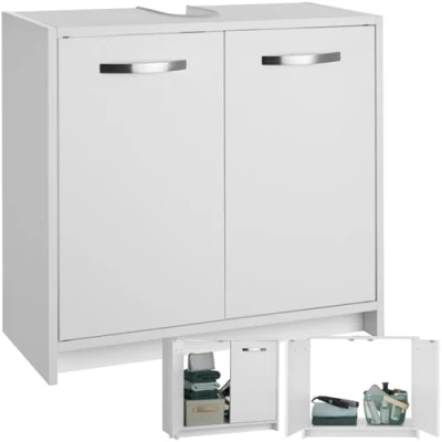 Abbildung von tectake Waschbeckenunterschrank Katalina (63 x 31 55 cm) großer Stauraum