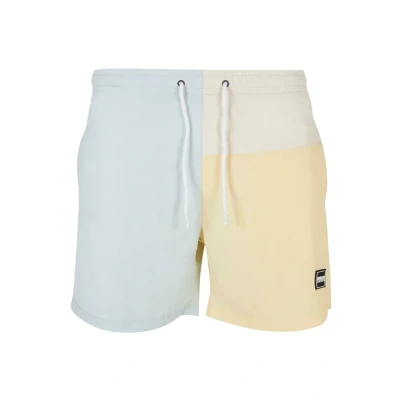 Abbildung von Urban Classics 3 Block Badeshorts, Herren, Größe: 3XL, Pastelcream
