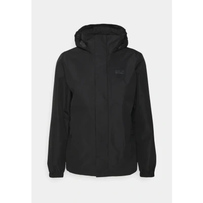 Abbildung von Jack Wolfskin Stormy Point Regenjacke / wasserabweisende Jacke, Herren, Größe: Large, Black
