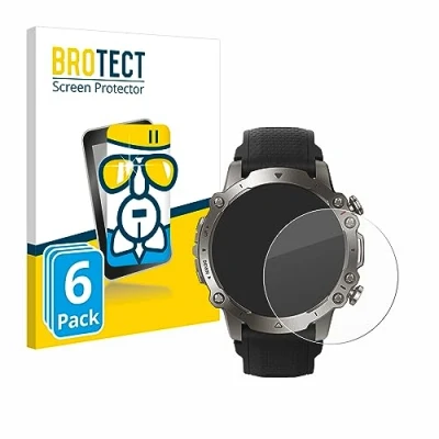 Abbildung von BROTECT Schutzglas für Huami Amazfit Falcon (6 Stück) Schutzfolie Panzer Folie Glas [Extrem Kratzfest 9H, Anti Fingerprint, Ultra Transparent]