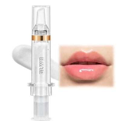Abbildung von Glwb Lip Plumper, Exteme Plump And Pout bester Plumper Gloss, ultra feuchtigkeitsspendender Booster mit Chili Extrakt für schmollende Lippen (1Pcs)