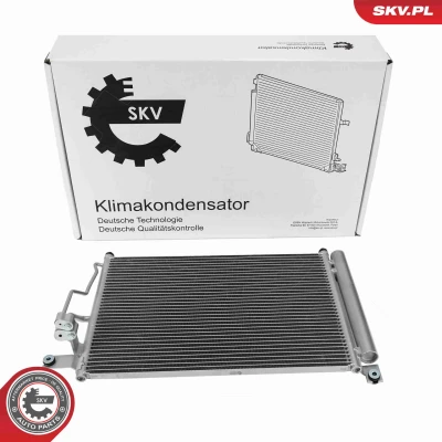 Abbildung von ESEN SKV 86SKV594 Klimakondensator mit Trockner Aluminium 540mm