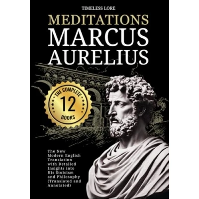 Abbildung von Meditations Marcus Aurelius The Complete 12 Books: New Modern English Translation With Detailed Insights Into His Stoicism and Philosophy (Translated Annotated)