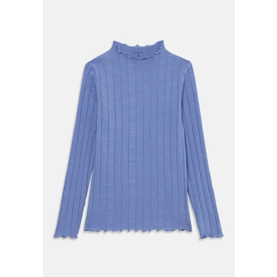 Abbildung von Name it Nkfnoline SLIM Langarmshirt für Kinder, Größe: 146/152, Blue ice