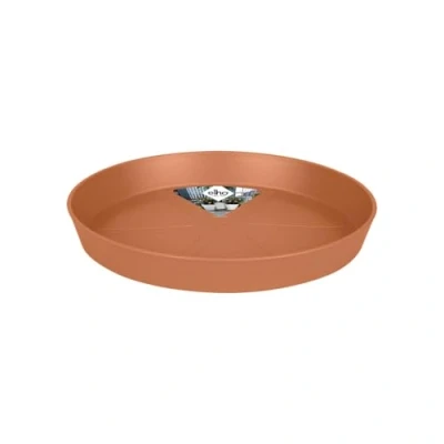 Abbildung von elho Loft Urban Untersetzer Rund 48 für Außen &amp; Zubehör Ø 47.7 x H 5.4 cm Braun/Terra