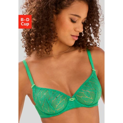 Abbildung von Lascana WIRE BRA Bügel BH, Damen, Größe: 100B, Amazon green