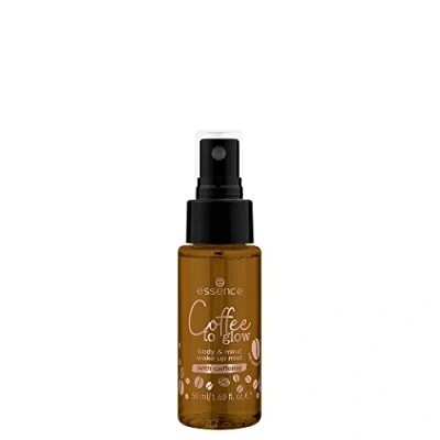 Abbildung von essence Coffee to glow body &amp; mind wake up mist, Nr. 01 Give It Your Best Shot!, braun, erfrischend, revitalisierend (50ml)