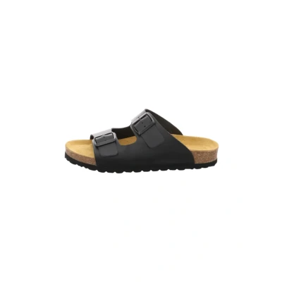 Abbildung von naturalsense Pantolette flach, Damen, Größe: 38, Black Schuhe