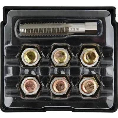 Abbildung von YATO YT 17573 Reparatursatz, Ölablassschraubengewinde 7 M17x1.5 Kunststoffkoffer