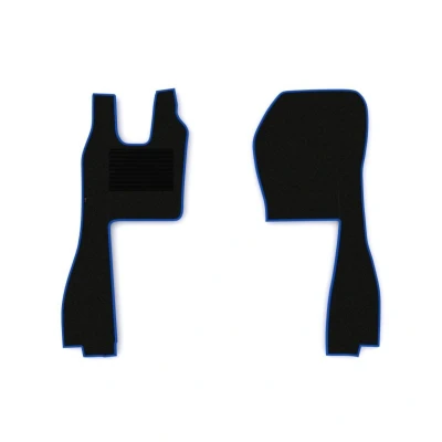 Abbildung von F CORE VELOUR MT31 BLUE Fußmattensatz Textil vorne 2 hellblau Maßgefertigt SCANIA: L,P,G,R,S series