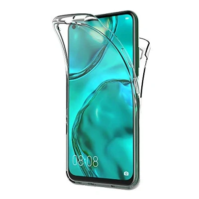 Abbildung von AICEK Hülle Compatible Huawei P40 Lite/Nova 6 SE/Nova 7i 360Full Body Transparent Silikon Schutzhülle für Nova SE Case Durchsichtige TPU Bumper Handyhülle (6,4 Zoll)