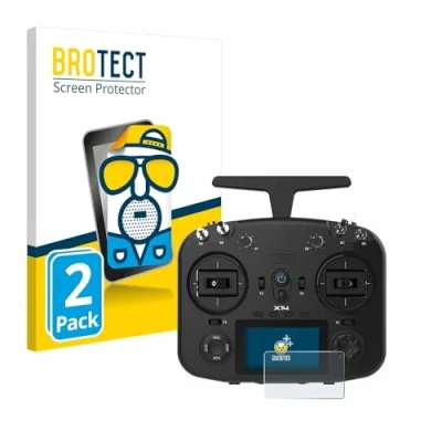Abbildung von BROTECT Entspiegelungs Schutzfolie für FrSky TWIN X14 (2 Stück) Matte Displayschutz Folie, Anti Reflex, Fingerprint