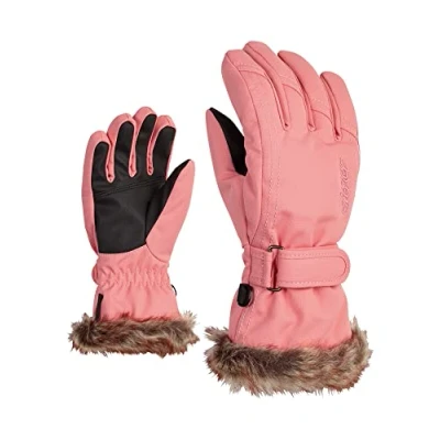 Abbildung von Ziener Mädchen LIM Ski Handschuhe/Wintersport warm atmungsaktiv, pink vanilla stru, 7