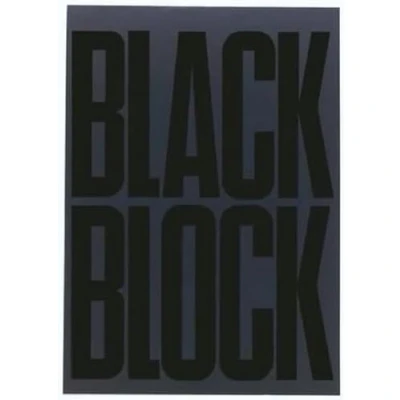 Abbildung von Exacompta 5702E 5er Pack Schreibblock Black Block mit 70 Blatt hochwertiges gelbes Papier von Clairefontaine, liniert, DIN A4 Collageblock Schulblock Papierblock