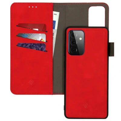 Abbildung von Samsung Galaxy A72 Hülle Kunstleder iMoshion Klapphülle/2 in 1 Case Handyhülle Rot