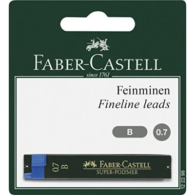 Abbildung von 10 x Faber Castell Feinmine Super Polymer 0,7mm B auf Blisterkarte