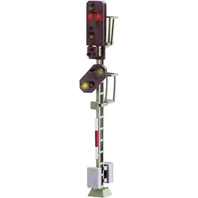 Abbildung von Viessmann Modelltechnik 4016A H0 Lichtsignal mit Vorsignal Ausfahrsignal Bausatz DB