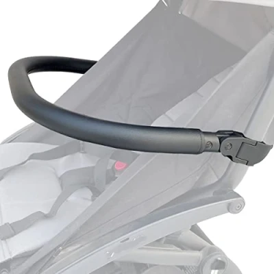 Abbildung von Brogtorl Baby Kinderwagen Zubehör Stoßstange Armlehne Griff Querstange Kompatibel mit Babyzen YoYo 2 und Yoyo+, BSP01, Schwarz