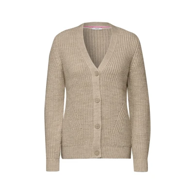 Abbildung von Cecil GROB Strickjacke, Damen, Größe: Large, Beige