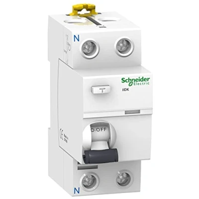 Abbildung von Schneider Electric A9R60240 Fehlerstrom Schutzschalter, 30 mA, 2 polig, AC, Bemessungsstrom 40 A