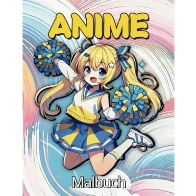 Abbildung von Anime Manga Malbuch für Kinder &amp; Erwachsene: 50 süße japanische Mädchen Jungs Ausmalmotive (Süße Malbücher, Band 3)