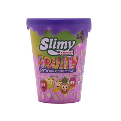 Abbildung von Slimy® Knete Fruity Original 80g (1 tlg), der fruchtig duftende Slimy Slime Mango