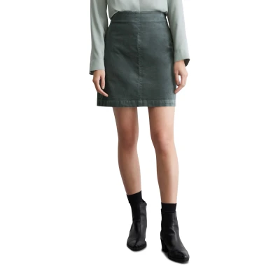 Abbildung von Marc O&#039;Polo Alinienrock, Damen, Größe: 36, Deep emerald