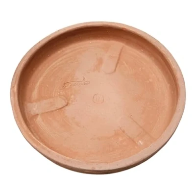 Abbildung von Teramico Blumentopfuntersetzer Pflanzteller Untersetzer Vogeltränke Terrakotta 25cm, 100% Frostfest