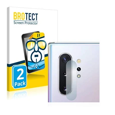 Abbildung von BROTECT (2 Stück Schutzfolie für Samsung Galaxy Note 10 Plus (NUR Kameraschutz) Displayschutz Folie Ultra Klar