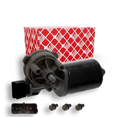 Abbildung von FEBI BILSTEIN 38800 Scheibenwischermotor 12 vorne mit Anbaumaterial PEUGEOT: 206 Schrägheck, 206+ Schrägheck