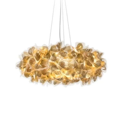 Abbildung von Slamp Hängeleuchte Clizia Mama Non Mama, Ø78cm, gold/klar