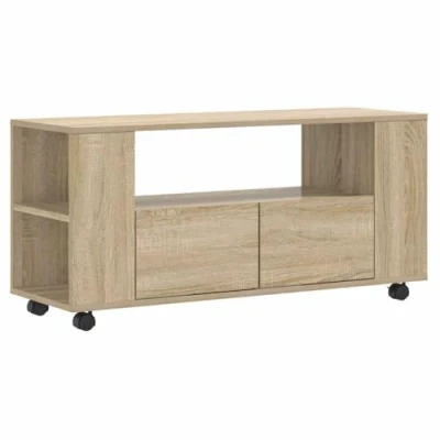 Abbildung von vidaXL TV Schrank Sonoma Eiche 102x34,5x43 cm Holzwerkstoff (1 St)