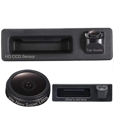 Abbildung von Dynavsal Griffleiste Auto Rückfahrkamera 1280*720 Pixel 1000TV Linien Super Pro Objektiv Wasserdicht Weitwinkel für BMW E60 E61 E70 E71 E72 E82 E88 E84 E90 E91 E92 E93 F10 F11 F25 F30 E39 E53