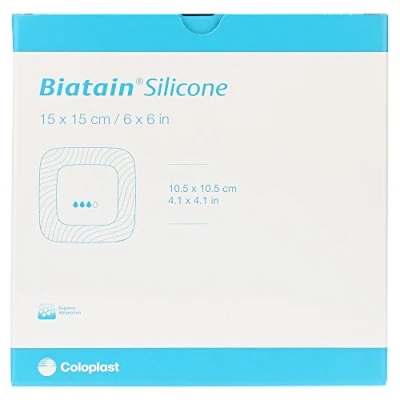 Abbildung von Biatain Silicone Schaumverband 15x15 cm 5 St