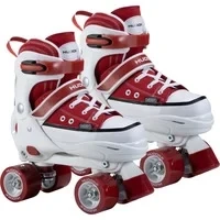 Abbildung von Hudora Rollschuhe Sneaker, Skates in verschiedene Farben, Gr. 28 39, größenverstellbar, Push Lock Schnalle, Ratscheband