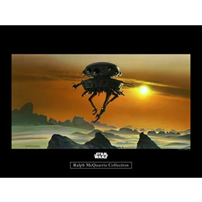 Abbildung von Komar Bild &quot;Star Wars Classic RMQ Hoth Probe Droid&quot;, Star Wars, (1 St.), Wandbild zur Dekoration im Kinderzimmer ohne Rahmen