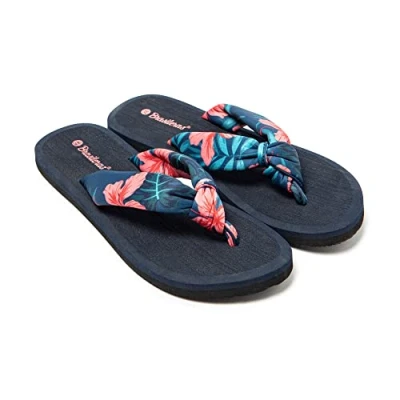 Abbildung von BRASILERAS Damensandalen in Fuchsia mit rutschfester Gummisohle