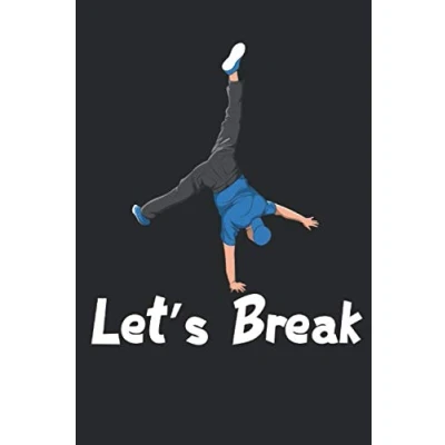 Abbildung von Breakdance Notizbuch: Tänzer Notizbuch / Notizheft Notizblock A5 (6x9in) Dotted Notebook Punkteraster 120 gepunktete Seiten