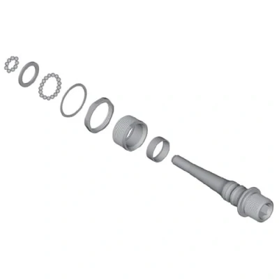 Abbildung von Zusammenbau der linken Pedalachse Shimano PD R9100