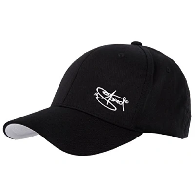 Abbildung von 2Stoned Flexfit Cap Classic Fullcap Schwarz mit Stick Kindergröße Youth (53 cm 55 cm) für Jungen und Mädchen