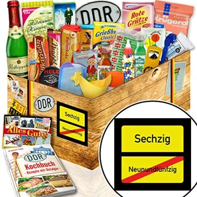 Abbildung von Ortsschild 60 ++ Geschenke zum 60ten Geburtstag Geschenkidee DDR